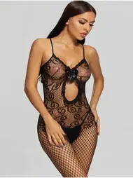 Real Passione Dekolteli Dantel Kadın VÜcut Çorabı Real Passione 30101