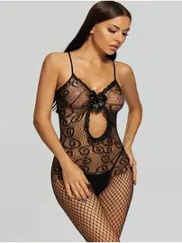 Real Passione Dekolteli Dantel Kadın VÜcut Çorabı Real Passione 30101