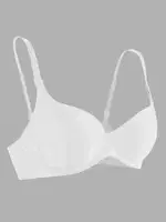 Dikişsiz Balensiz Lazer Kesim izbırakmaz Görünmez Push Up Sütyen Beyaz Merry See ZK1000-Beyaz Beyaz görsel 6