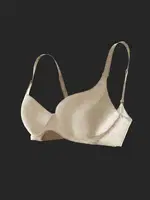 Dikişsiz Balensiz Lazer Kesim izbırakmaz Görünmez Push Up Sütyen Ekru Merry See ZK1000-Ekru Ekru görsel 5