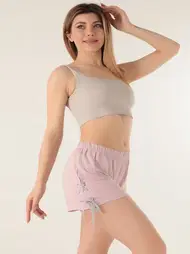 DOREMI Doremi Bayan Bağcıklı Şort - 002-001030