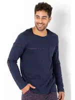 Doremi Erkek Uzun Kollu Pijama Üstü 002-000774 Lacivert detay görünüm