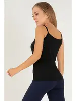 Seamless Dikişsiz Atlet DoReMi 002-014179 Siyah farklı açı