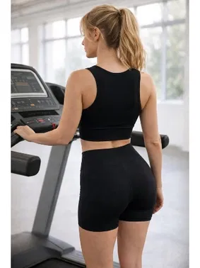 Doremi Seamless Dikişsiz U Yaka Spor Büstiyer DoReMi 020-T15407 - Alternatif Görünüm