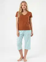 Ekoseli Dokuma Tek Alt Kapri Türen 3617/Turkuaz Turkuaz