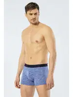 Erkek 2li Inkjet Melanj Boxer Cacharel 1324/Lacivert-İndigo 2'li paket (lacivert & mavi) görsel 4