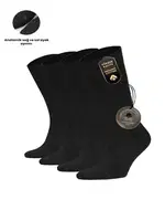 Erkek Dört Mevsim Organik Dörtlü Soket Çorap Mısırlı ESKT000129 Antrasit görsel 9