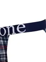 Erkek Ekose Desenli Yanları Açık Geniş Lastikli Slip Külot Darkzone DZ-1101-101-S Görsel farklı açı