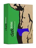 Erkek Saks Mavi Yanları Açık Geniş Lastikli Slip Külot Darkzone DZ-1101-05-S Görsel görsel 8