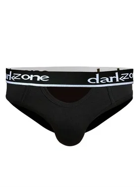 Darkzone Erkek Siyah Önü Açık Slip Külot Darkzone