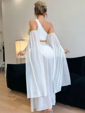 Ruselin Fantazi Beyaz Özel Tasarım Harem Kostüm Ruselin 2274 - Alternatif Görünüm