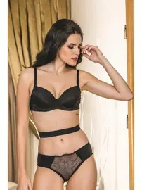 Gallipoli Günlük Kullanima Uygun Aparatli Sütyen Siyah Gallipoli 1480