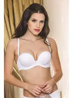Günlük Kullanima Uygun Destekli Straplez Sütyen Beyaz Gallipoli 1460 Beyaz detay görünüm