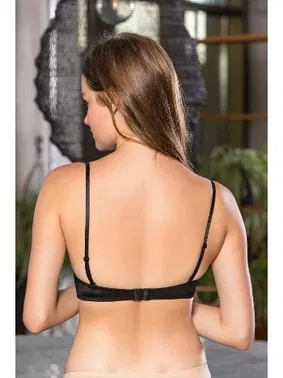 Gallipoli Günlük Kullanima Uygun Double Destekli Sütyen Siyah Gallipoli 1470 - Alternatif Görünüm