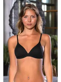 Gallipoli Günlük Kullanima Uygun Pamuklu Üçgen Sütyen Siyah Gallipoli 1960