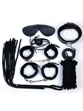 NightLight Harness Kelepçeli Fantezi Set 7li Nightlight 8014 - Alternatif Görünüm