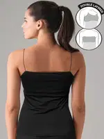 İnce Askılı Modal Kadın Atlet Doreanse 9210 Doreanse 9210 Siyah detay görünüm