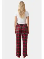 Kadın Dokuma Tek Alt Pantolon Türen 3616/Kırmızı farklı açı