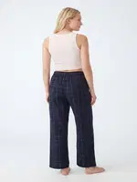 Kadın Dokuma Tek Alt Pantolon Türen 3616/Lacivert Lacivert farklı açı