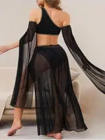 Kadın Fantazi Siyah Özel Tasarım Harem Oryantal Kostüm Ruselin 2272 Siyah detay görünüm