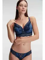 Kadın Kadife Balenli Destekli Dolgulu Dantelli Büstiyer Sütyen ve Slip Takım Anıl 4805 detay görünüm