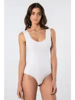 Kadın Lazer Kesim Pamuklu Çıtçıtlı Body Türen 905/Beyaz Beyaz detay görünüm