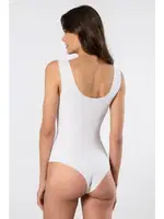 Kadın Lazer Kesim Pamuklu Çıtçıtlı Body Türen 905/Beyaz Beyaz farklı açı