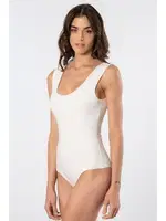 Kadın Lazer Kesim Pamuklu Çıtçıtlı Body Türen 905/Ekru Ekru detay görünüm