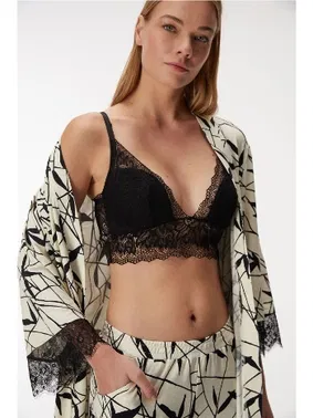 Anıl Kadın Sabahlık, Bralet ve Pantolon Takım Anıl 11496 - Alternatif Görünüm