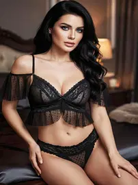 NightLight Kadın Siyah Dantelli Seksi Sütyen Takımı NightLight 3851