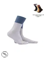 Kadın Soft Peluş Termal 6 Çift Kutulu Soket Çorap Çok Renkli Mısırlı KSKT000030 Çok Renkli