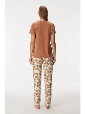 Anıl Kadın T-Shirt ve Pantolon Takım Anıl 11364 - Alternatif Görünüm