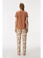 Kadın T-Shirt ve Pantolon Takım Anıl 11364 Tarçın detay görünüm