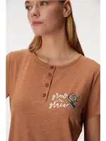 Kadın T-Shirt ve Pantolon Takım Anıl 11364 Tarçın farklı açı