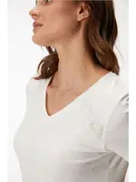 Kadın T-Shirt ve Pantolon Takım Anıl 11396 Ekru farklı açı