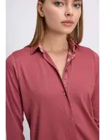 Kadın Uzun Kollu Düğmeli Gömlek ve Pantolon Pijama Takımı Anıl 11556 farklı açı