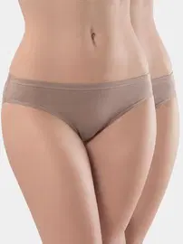 Türen Kadın Vizon 2li Pamuklu Bikini Külot Türen 230/Vizon