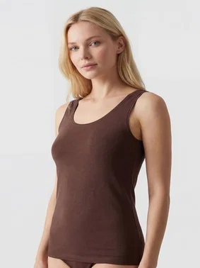 Türen Kahverengi Kalın Askılı Likralı Atlet Türen 953/Kahverengi - Alternatif Görünüm