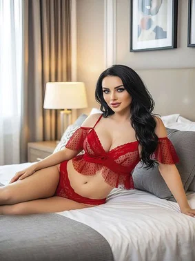 NightLight Kırmızı Tül Transparan Seksi Sütyen Takım Nightlight 3851