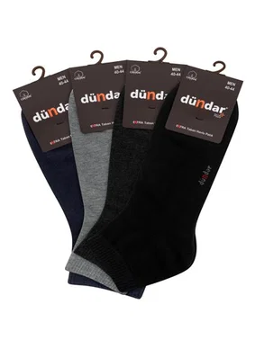 Dündar Çorap Kışlık 12'li Erkek Pamuklu Taban Havlu Soket (Patik) 40-44 Dündar 7651