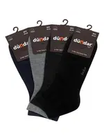 Kışlık 12'li Erkek Pamuklu Taban Havlu Soket (Patik) 40-44 Dündar 7651 Asorti