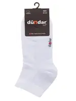 Kışlık 12'li Erkek Pamuklu Taban Havlu Soket (Patik) 40-44 Dündar 7651 Beyaz detay görünüm