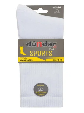 Dündar Çorap Kışlık 12'li Erkek Pamuklu Taban Havlu Tenis Çorap 40-44 Dündar 7101 - Alternatif Görünüm