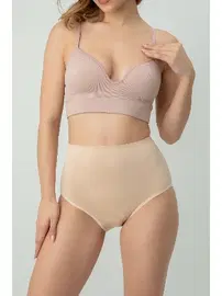 Miorre Dikişsiz Yüksek Bel Nefes Alan Terletmeyen Rahat Kalıp Kadın Slip Külot Miorre 001-011223