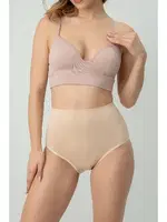 Dikişsiz Yüksek Bel Nefes Alan Terletmeyen Rahat Kalıp Kadın Slip Külot Miorre 001-011223 Ten