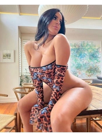 Renkli Leopar Seksi Kadın Bodysuit Nightlight 3506