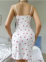 Askılı Penye Gecelik Nightlight 3772 Görsel detay görünüm