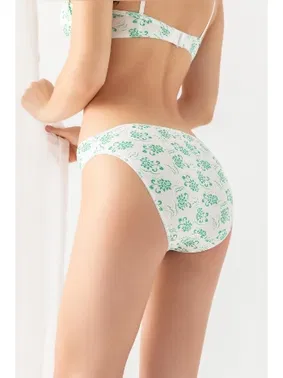 Gallipoli Pamuklu Desenli, 3'lü Slip Külot Yeşil Gallipoli 2961 - Alternatif Görünüm