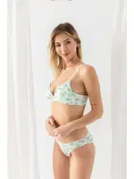 Pamuklu Desenli, Üçgen Sütyen Yeşil Gallipoli 1961 Yeşil farklı açı