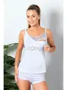 Pamuklu Emzirme Atleti Beyaz Gallipoli 11786
